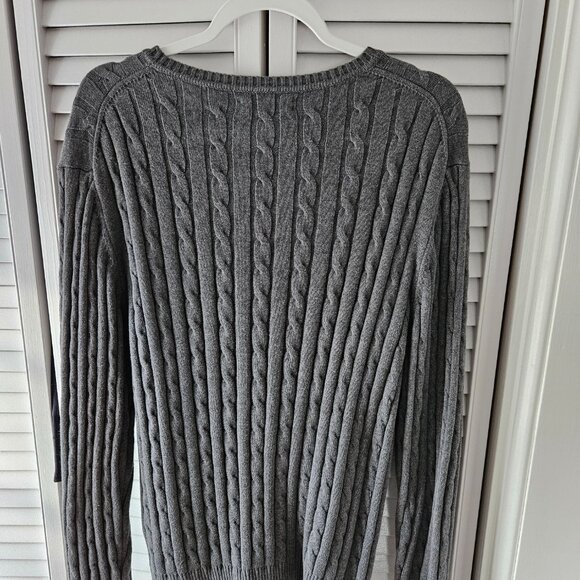Gant Cable Knit Cotton Sweater Large - Picture 2 of 4